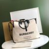 Replica Burberry The Medium Soft Cotton Canvas Belt Bag 80313181 Black 12