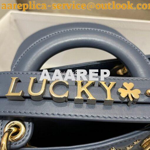 Replica Dior Small Lady Dior My ABCdior Bag Lucky Star Cannage Lambski 6