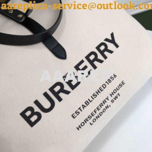 Replica Burberry The Large Soft Cotton Canvas Belt Bag 80313191 Black 5