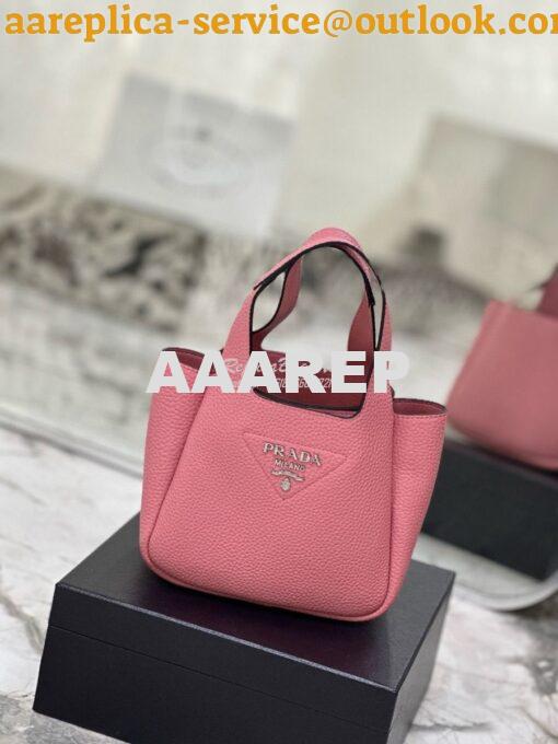 Replica Prada Leather mini bag 1BA349 Petal Pink