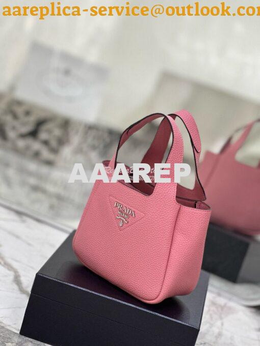 Replica Prada Leather mini bag 1BA349 Petal Pink 2