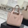 Replica Prada Leather mini bag 1BA349 Petal Pink 12