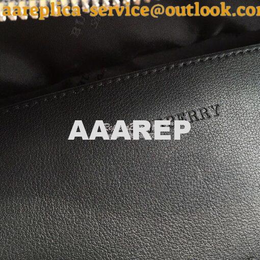 Replica Burberry Medium Embossed Crest Leather Bum Bag 8