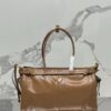 Replica Prada Re-Edition 2002 medium leather shoulder bag 1BC221 Black 14