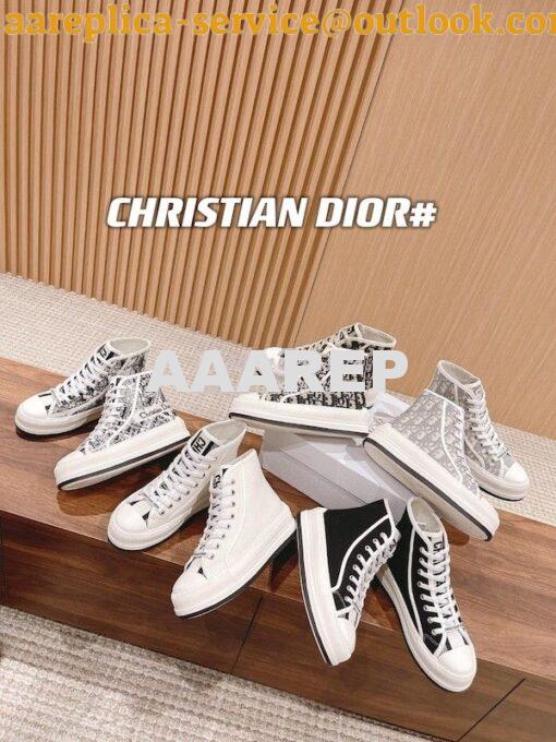Replica Dior Walk'n'Dior High-top Platform Sneaker KCK382P T02