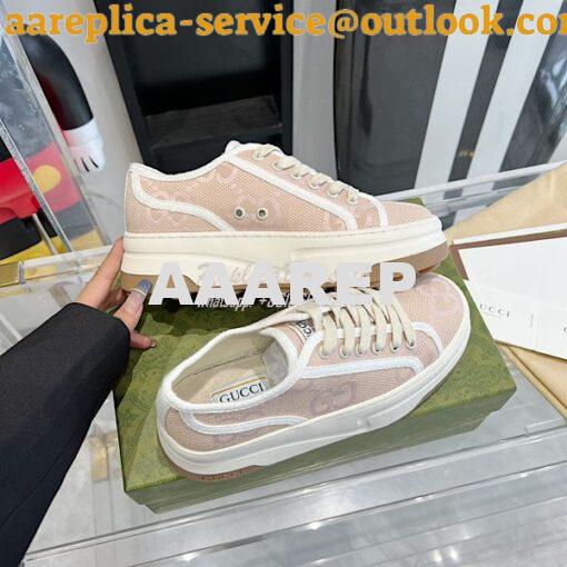 Replica Gucci Women's GG Tennis Sneaker Chunky Sole746766 746768 02 5