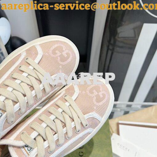 Replica Gucci Women's GG Tennis Sneaker Chunky Sole746766 746768 02 6