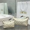 Replica Dior Small Lady Dior Bag Cannage Patent Calfskin M0531 Black w 11