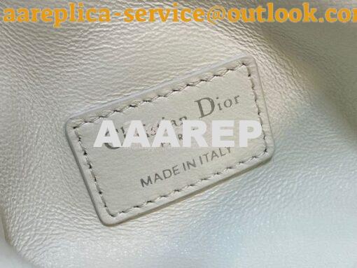 Replica Dior Small Medium DiorTravel Nomad Pouch Latte Macrocannage Ca 9