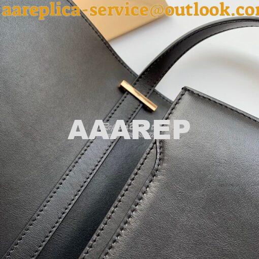 Replica Burberry TB Leather Bag 80103351 Black 8