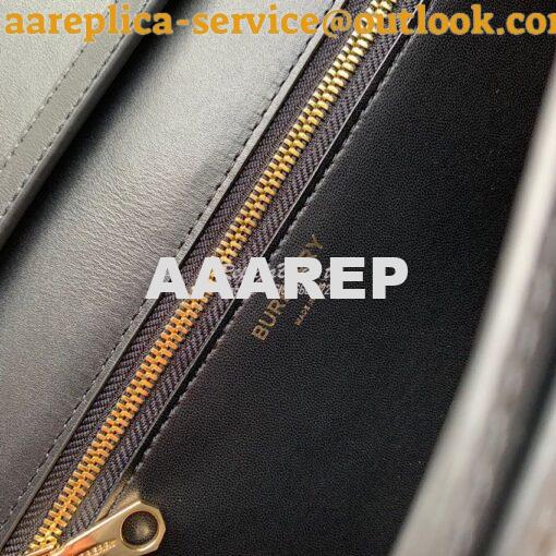 Replica Burberry TB Leather Bag 80103351 Black 9