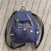 Replica Burberry The Medium Rucksack in blue Puffer Nylon and Leather