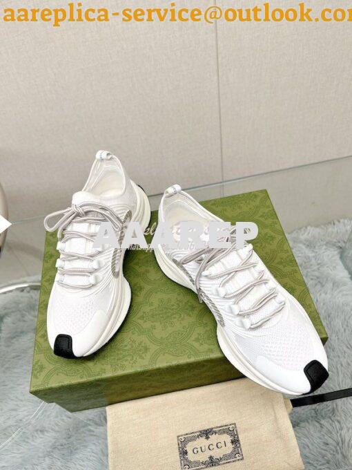Replica Gucci Men Female Run sneaker 680893 White 3