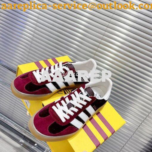 Replica adidas x Gucci Men Female Gazelle sneaker 707847 14