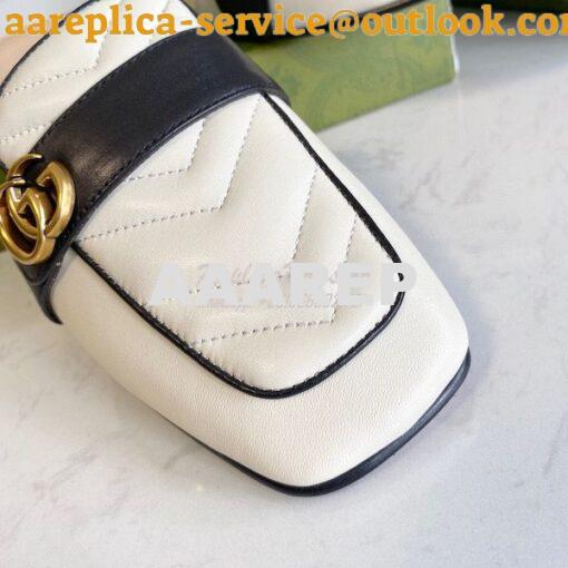 Replica Gucci Women's slipper Matelassé Chevron with Double G 670398 12