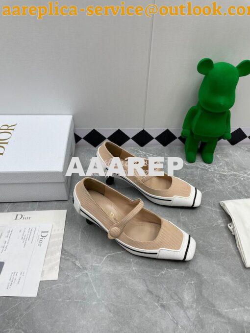 Replica Dior D-Motion Pumps Technical Fabric and Rubber KCP947 4