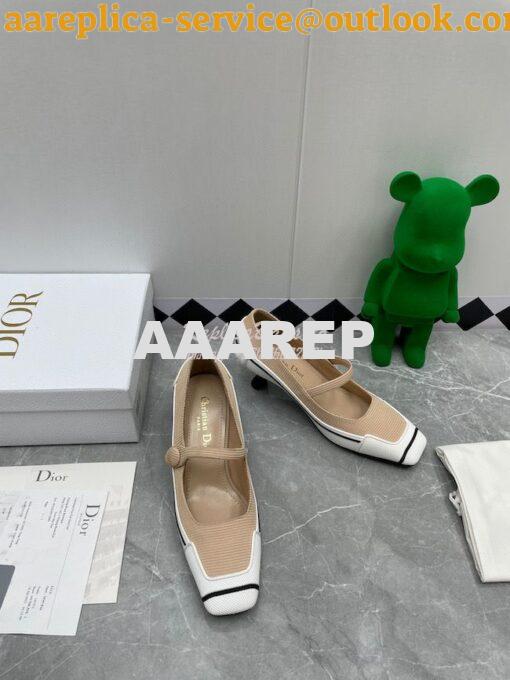 Replica Dior D-Motion Pumps Technical Fabric and Rubber KCP947 5