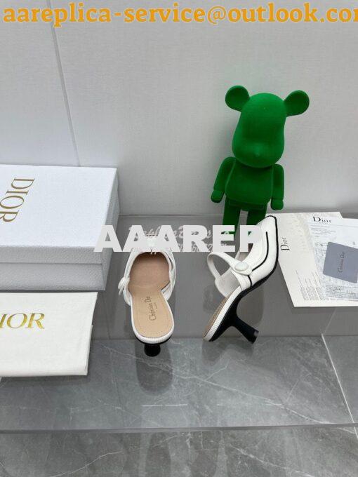 Replica Dior D-Motion Heeled Mule Technical Fabric and Rubber KCP953 20