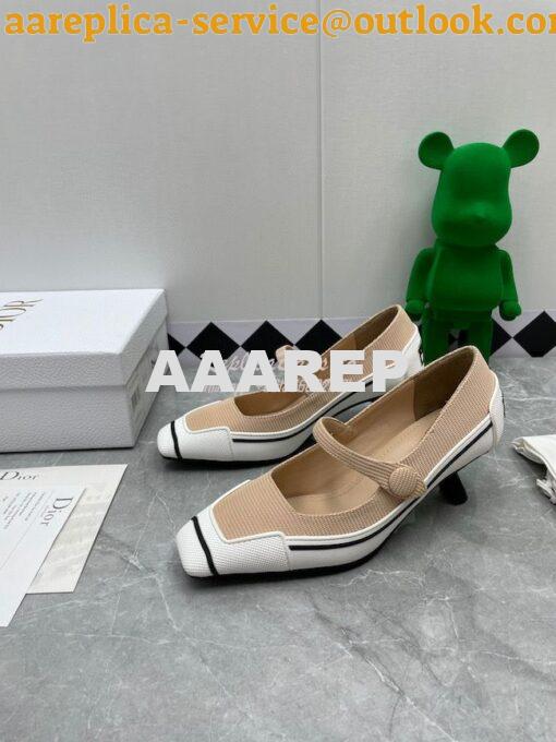 Replica Dior D-Motion Pumps Technical Fabric and Rubber KCP947 8