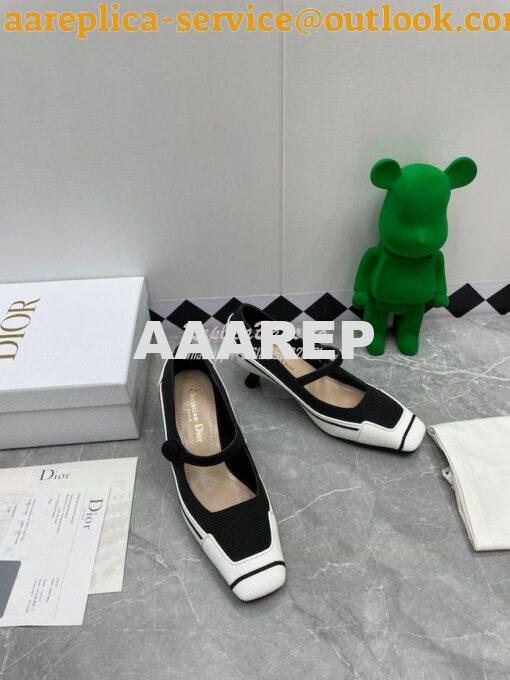 Replica Dior D-Motion Pumps Technical Fabric and Rubber KCP947 12
