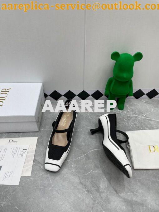 Replica Dior D-Motion Pumps Technical Fabric and Rubber KCP947 13