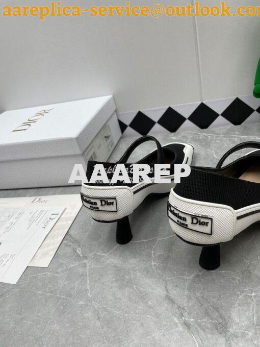 Replica Dior D-Motion Pumps Technical Fabric and Rubber KCP947 14