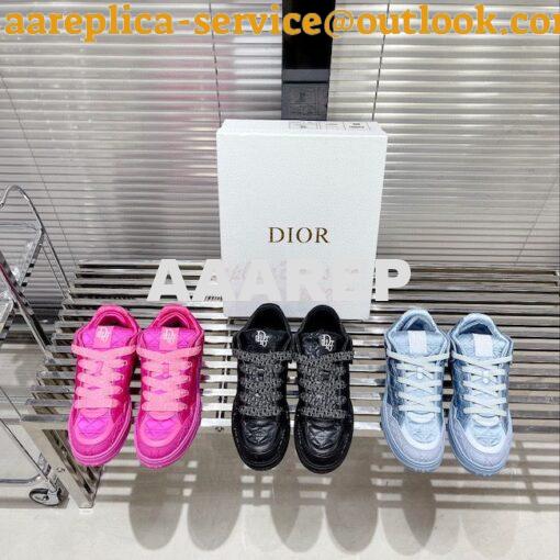 Replica Dior x ERL 2023 Cannage Sneakers Men Female 2