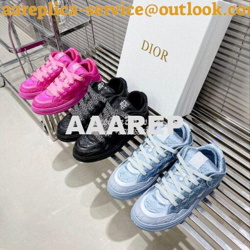 Replica Dior x ERL 2023 Cannage Sneakers Men Female 3