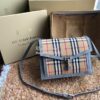 Replica Burberry Small Vintage Check and Leather Crossbody Bag 8006359 11