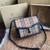 Replica Burberry Small Vintage Check and Leather Crossbody Bag 8006359