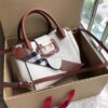 Replica Burberry Small Vintage Check and Leather Crossbody Bag 8006359 10