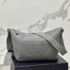 Replica Prada Satin mini-bag with crystals 1BE067 Platinum 15
