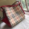 Replica Burberry The Small Canter In Haymarket Check 2 in 1 with side 10