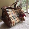 Replica Burberry The Small Canter In Haymarket Check 2 in 1 with side 10