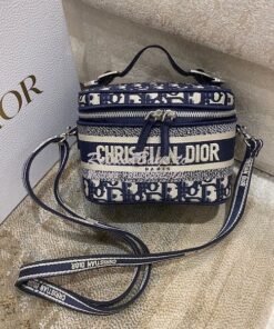 Replica Dior Small Diortravel Vanity Case With Shoulder Strap S5529 in
