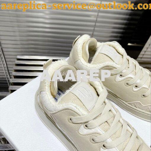 Replica Dior x ERL 2023 Suede Cannage Sneakers Men Female 8