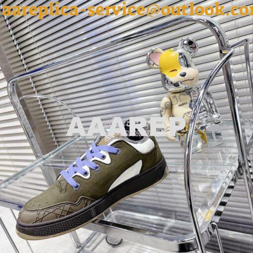 Replica Dior x ERL 2023 Suede Cannage Sneakers Men Female 20
