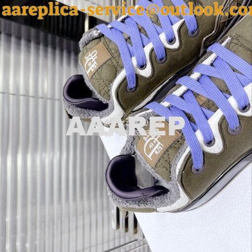Replica Dior x ERL 2023 Suede Cannage Sneakers Men Female 23