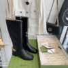 Replica Gucci Chain Soho Knee High Boot With Double G 360565 Black