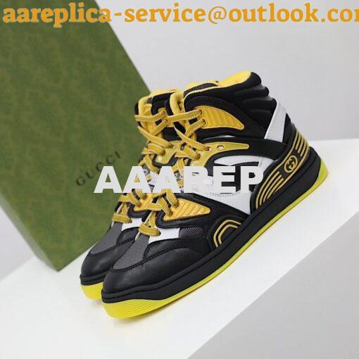 Replica Gucci Basket Sneaker Men Female 665688 T05 3