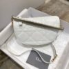 Replica Small Dior Vibe Hobo Bag White Cannage Lambskin M7200 10