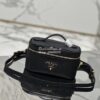 Replica Prada Leather mini-bag 1BH202 Caramel 11