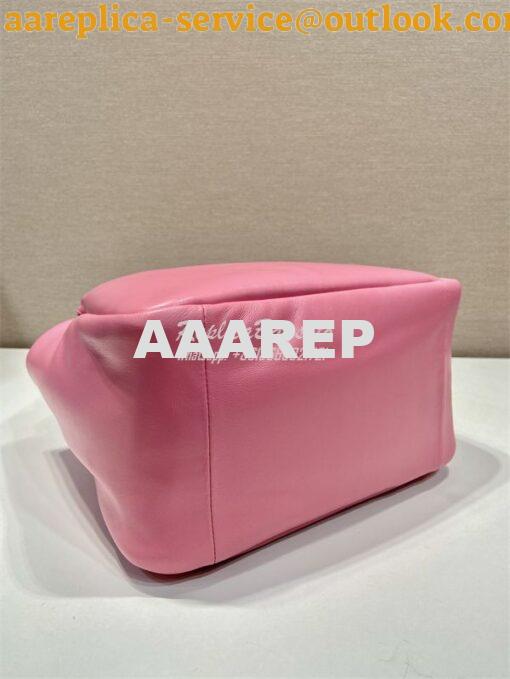 Replica Prada Medium padded Prada Soft pink nappa leather bag 1BG413 8