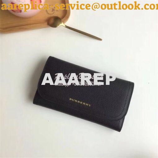 Replica Burberry leather Continental Kenton Wallet and Pouch 40731391