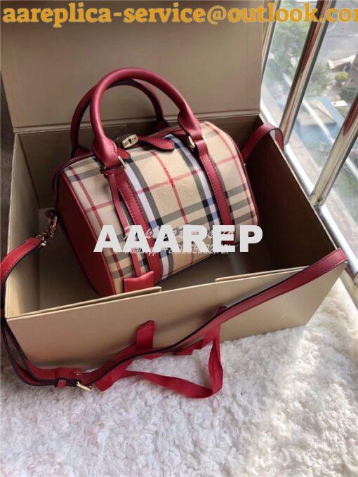 Replica Burberry The Small Alchester In Horseferry bowling bag