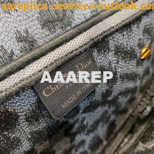 Replica Dior Saddle Bag M0446 Gray Mizza Embroidery 9