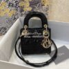 Replica Micro Lady Dior Bag Pale Yellow Patent Cannage Calfskin S0856 10
