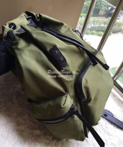 Replica  Burberry The Large Rucksack Backpack in green Technical Nylon
