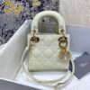 Replica Micro Lady Dior Bag Peony Pink Patent Cannage Calfskin S0856 11