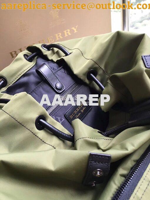 Replica  Burberry The Large Rucksack Backpack in green Technical Nylon 6